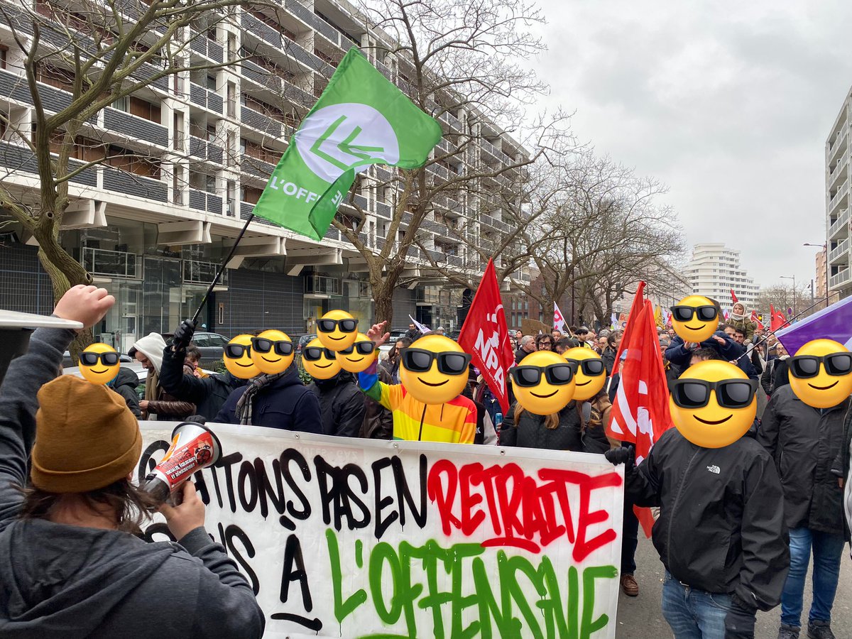 Offensive anti-Macron #manif11fevrier #Lille #AssembléePopulaire