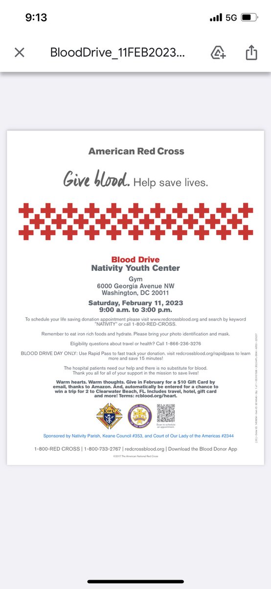 RobSalesDMV's tweet image. Please donate today!