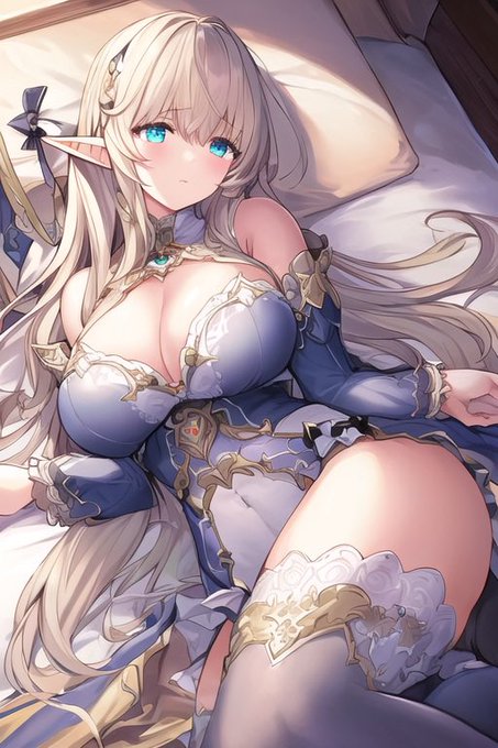 🍀#今日のエルフさん 🍀その7
「ちょっと心臓がドキドキしています...」 