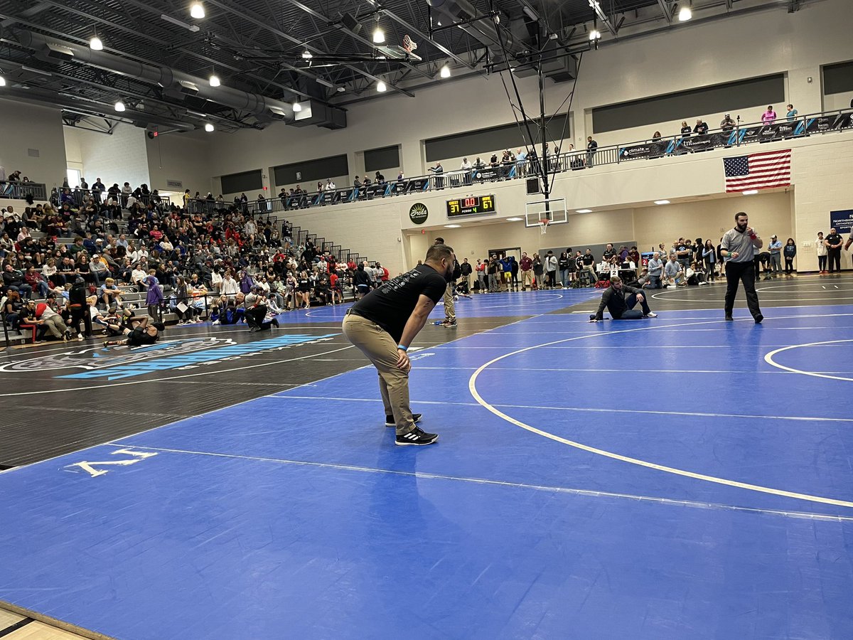 A full day of wrestling sectionals <a href="/SKG_Athletics/">Seckinger Athletics</a> <a href="/SourceSportsMed/">Source - Sports Medicine</a>