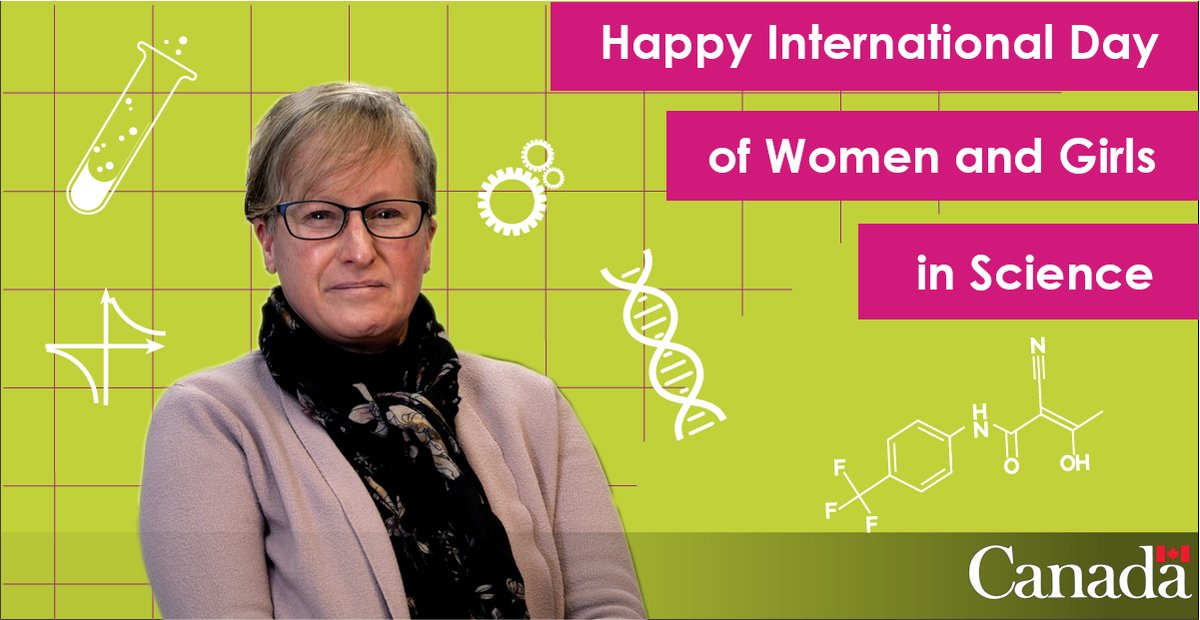 Happy #InternationalDayofWomenandGirlsinScience! 👩‍🔬💪 

Vice-President of #CFIAScience, <a href="/DianeAllanMC/">Diane Allan</a>, shares advice for those considering a #STEM career.

Get inspired: bit.ly/3xbti4M

#InspectandProtect #WomeninScience