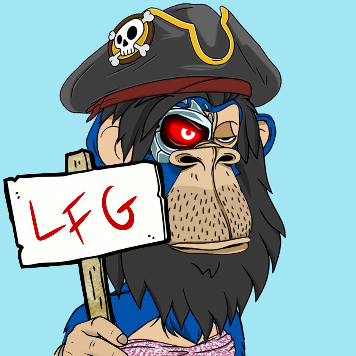 DuckSwackOZ's tweet photo. @RaritySniperNFT Rarest 🤔 let’s see… #LFG I’m so #ProudtoDeath #LAYC #LAYCPirates We gonna get right to it 😤 this here is the only #Roboteye #Buccaneer wearing a #Dress in the collection and next we have the only #EyePatch #Buccaneer wearing a #Dress in the collection #LAYC4LYFE https://t.co/DdIs1kAitC