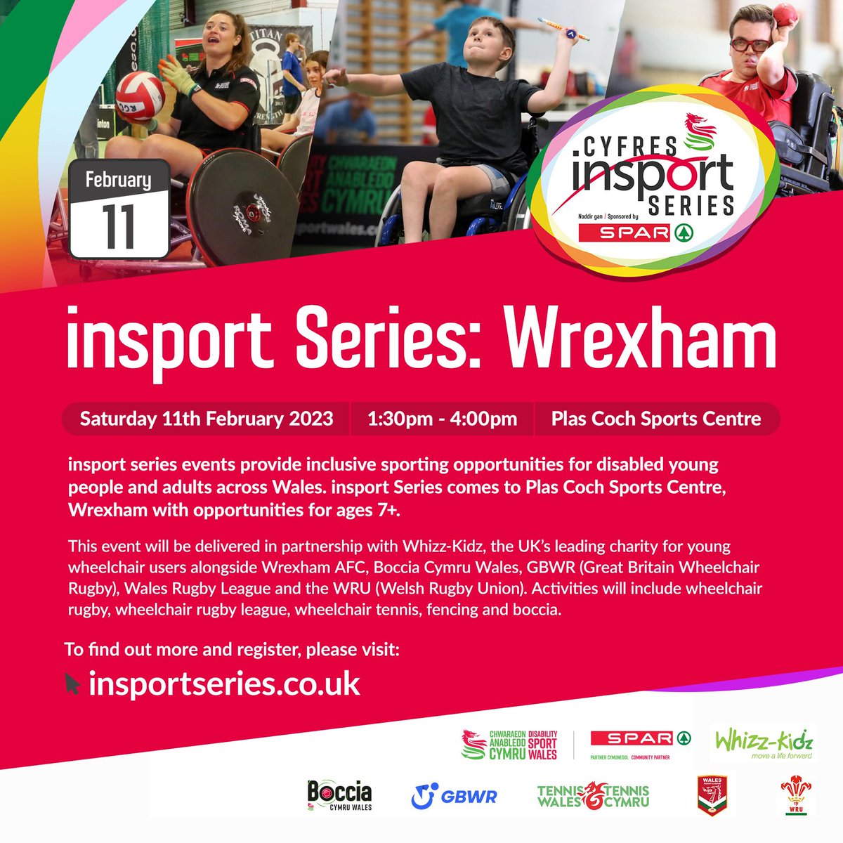 Great to see so many <a href="/Wrexham_AFC/">Wrexham AFC</a> fans poping into our Wrexham insport Series on the way to todays match! 

We’re here at Plas Coch Sports Hall, Glyndŵr University until 4pm today!