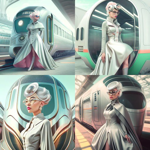 New on the blog: Futuristic Pinup Outfits that Blend Unique Style with Vintage Glamour read more now crazy4me.com

#pinup #Futuristic #livinginthedome #dome #50sera #futuristictechnology #fashion #FashionWeek