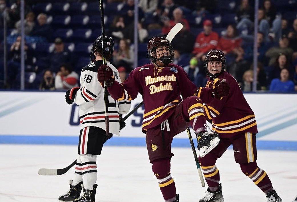 #5 <a href="/taytaya5/">Taylor Anderson</a> watch out or she’ll convince you to get a Stanley. Nothing frozen about her in Frozen Fours. Big goals in big games. Can play any role any time. Confidence &amp; decisiveness are the name of her game. Funny guy on the scout bench. No shortage of personality &amp; we love it.