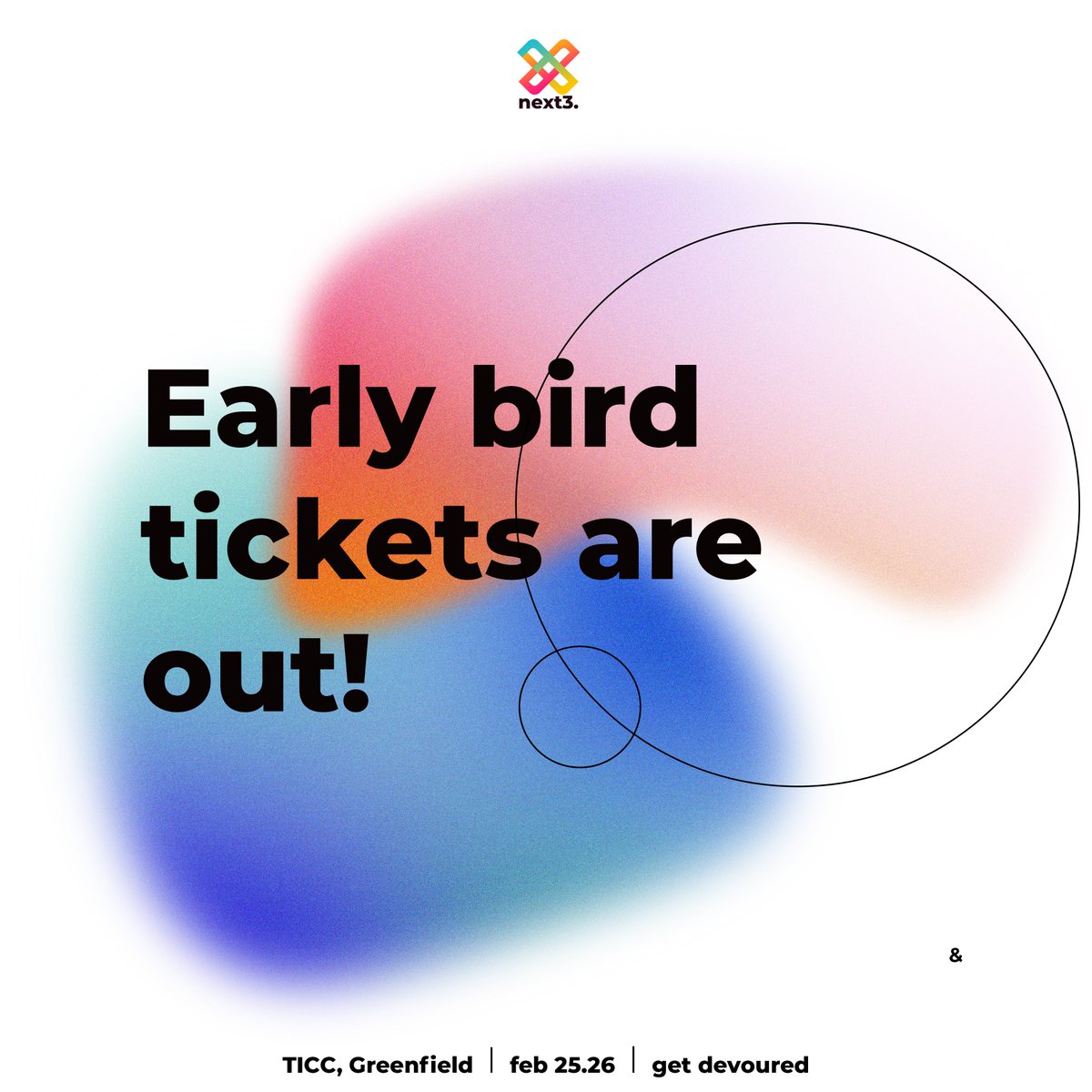 Next3__'s tweet photo. Early bird tickets are out!

Grab it from https://t.co/1669RMFXXc or paytm insider.

https://t.co/ow3tT6VCEd

#web3crypto #cryptoexpert
#cryptoeducation #web3community #web3news #nftcollectibles #nftmarketplace  #web3marketing #trivandrum #web3education #web3summit https://t.co/5SH0vyvHp4