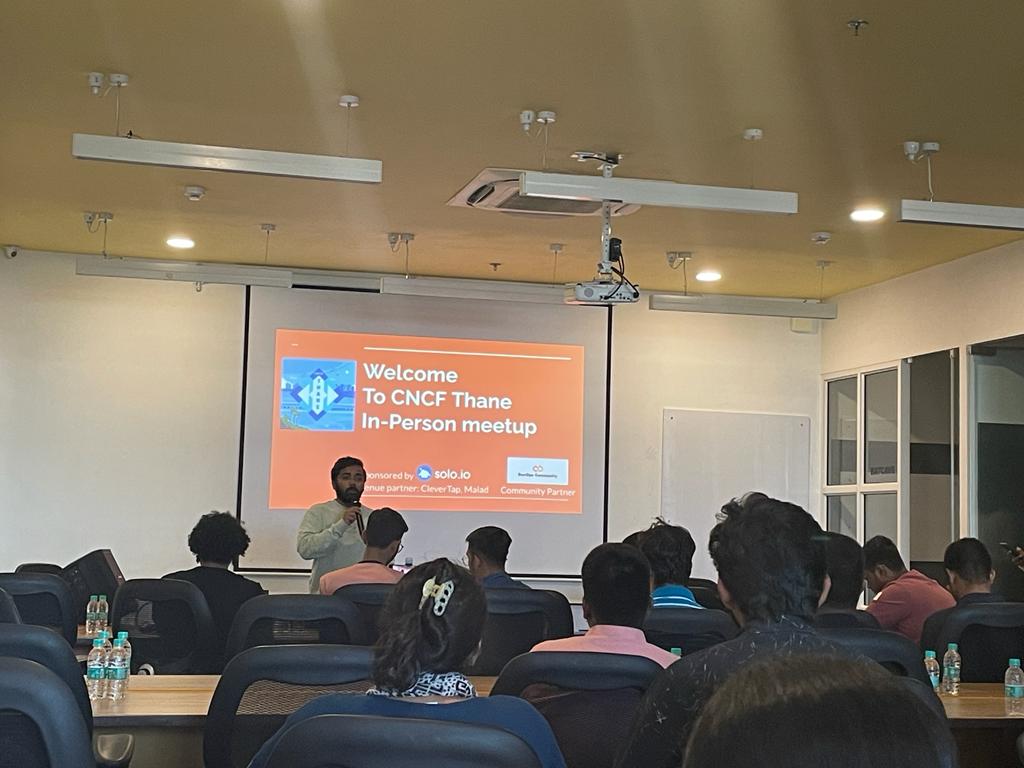 Yashpimple22's tweet image. Hello folks! Today I went to attend the @cncfthane  Thane In-person meetup organized by Rohit Ghumare. The #cncfthane in-person meetup in #mumbai was a lot of fun and a learning experience! we were fortunate enough to get knowledge from one of the best people in the tech industry