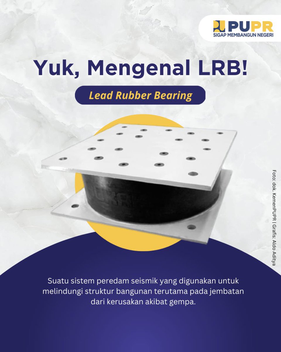 Sebagai negara yang berada di wilayah Ring of Fire atau Cincin Api Pasifik, Indonesia memiliki sejumlah infrastruktur yang dibangun dengan teknologi LRB. 

#SigapMembangunNegeri
