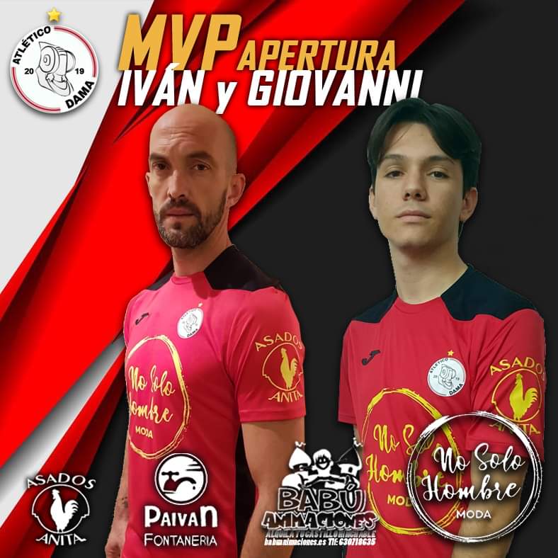atleticodama's tweet photo. ⭐️⚽️👟 Estos son los MVPs, máximo goleador y máximo asistente del equipo en el torneo Apertura 22/23:

⭐ Iván (2), Giovanni (2)
⚽ Giovanni (9)
👟 Denis (7) https://t.co/pG3aU32SFp