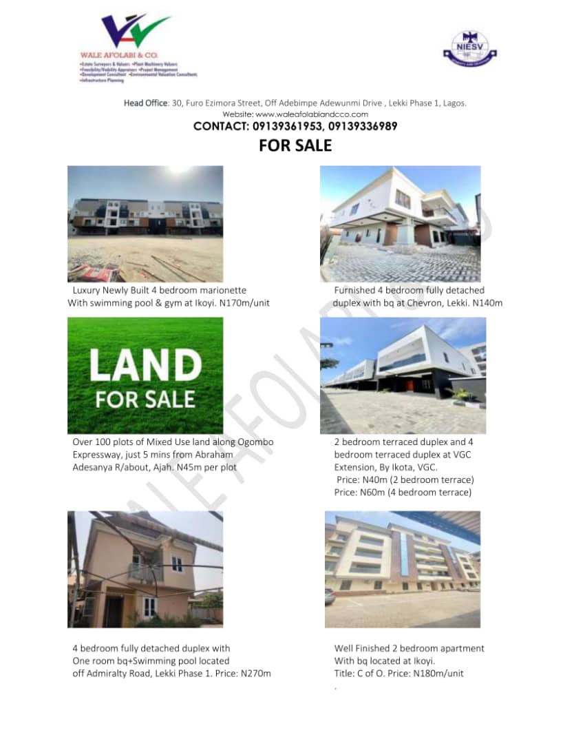 afolabi_co's tweet photo. Still available for #realestate purchase. https://t.co/nrK5t6tIO2