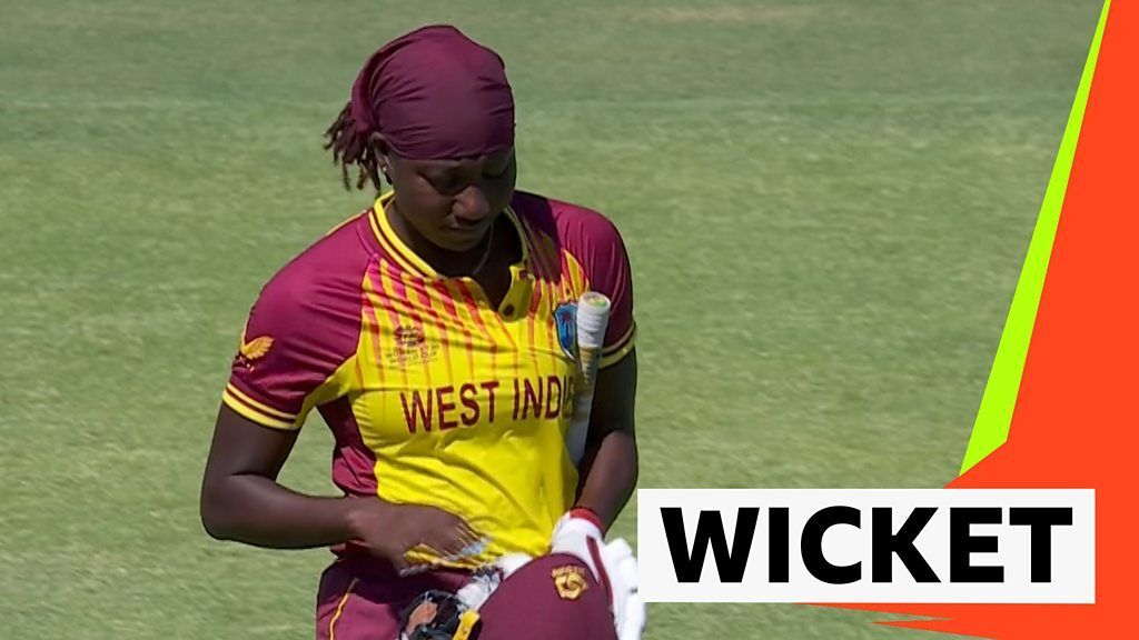 waqasakram7743's tweet photo. Sarah Glenn traps Stafanie Taylor lbw for 3 as England pick up their first wicket against the West Indies at the Women's T20 World Cup. #health #fitness #healthylifestyle #wellness #healthy #motivation #workout #gym #love #lifestyle #fit #fitnessmotivation #training #nutrit… https://t.co/vTo1IaJQIH