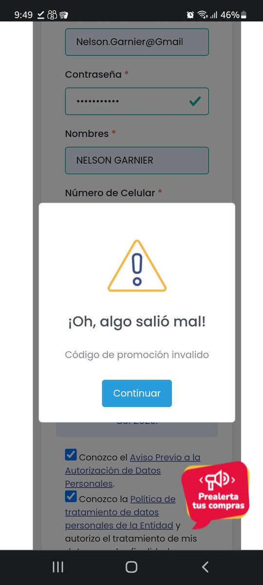garnier_nelson's tweet photo. @MovistarCo Me enviaron esta promoción "Casillero Virtual 4-72" y nunca he podido hacer uso de ella. Publicidad engañosa. https://t.co/uuVHG95EBe
