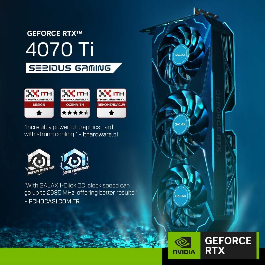 PlanetCliq's tweet photo. Design your next #Transformers or render a scene from the intergalactic Cybertron using state of the art #GALAX NVIDIA GEFORCE RTX GPUs. Get creative with Ada Lovelace Architecture GPUs. Watch Transformers: Rise of the Beasts / coming soon.

*Not affiliated with the franchise. https://t.co/8LJHaFkm5r