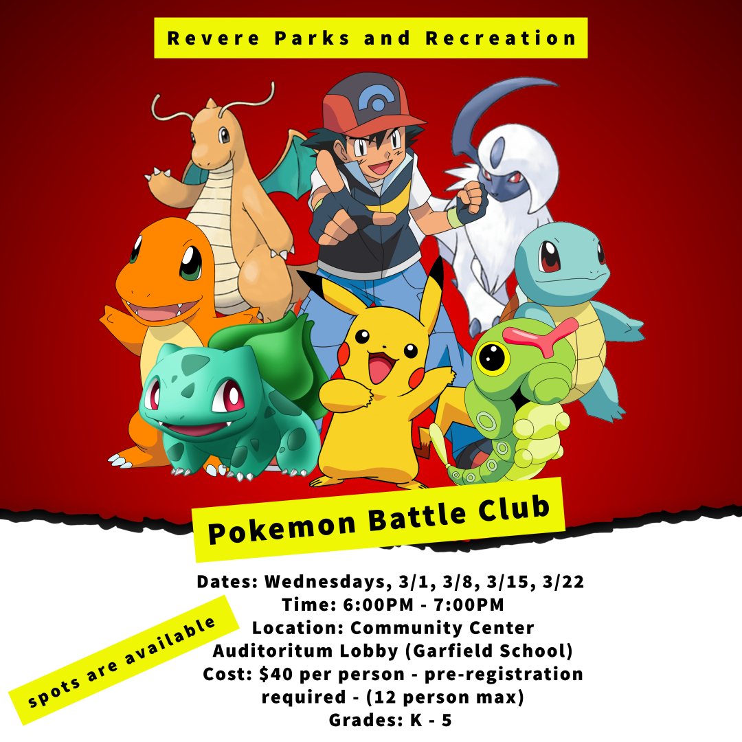 IN-PERSON: Pokemon Club