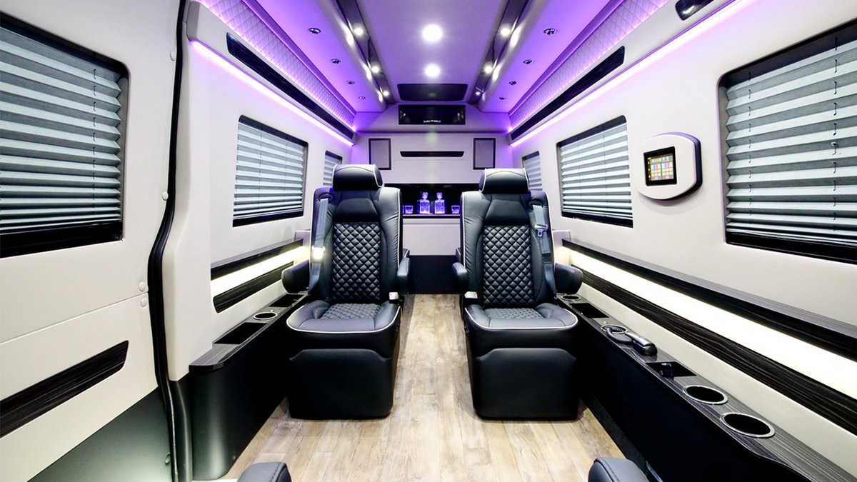 HQCustomDesign's tweet photo. Upgrade your travel game with the luxurious Ambassador Edition Mercedes Sprinter Conversion! Features 4 power captain chairs, side-by-side sofa that converts to bed, retractable tables, custom roof, window shades and more.
https://t.co/Rp5tigs1Cu
.
.
#HQCustomDesign #customvan https://t.co/BzHPqP3J9b