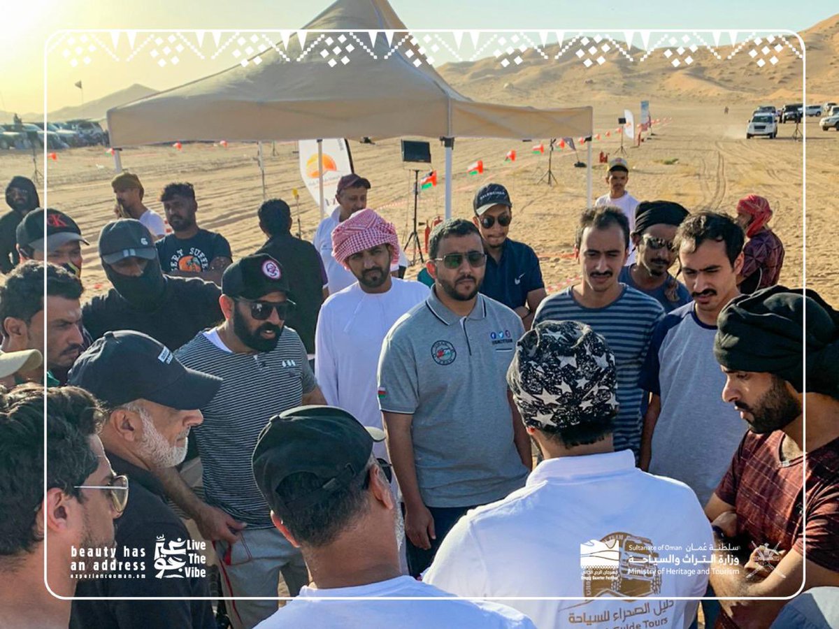 eqf_om's tweet photo. نظم فريق ظفار ديسكفري مسابقة دراج ريس رملي في رملة نيابة الحشمان بولاية ثمريت مساء أمس الجمعة بحضور مدير عام مساعد للتراث والسياحة ونائب والي ثمريت بنيابة الحشمان وبمشاركة أكثر من ٨٠ متسابق من خارج وداخل السلطنة وحضور جماهيري واسع https://t.co/MxxX5NU6sa