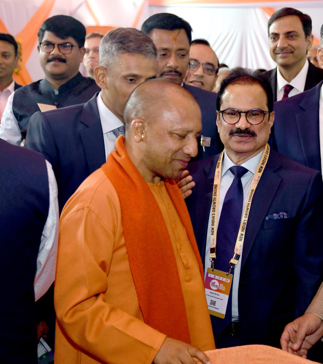 asharfalima's tweet photo. UP Global Investors Summit 2023 in Lucknow.
#yogiadithyanath https://t.co/cmCtTvZh3p