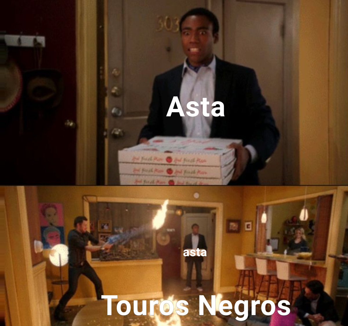 CloverNews4's tweet photo. Asta chegando na bases dos Touros Negros pela primeira vez: https://t.co/mrqkEf3xbs