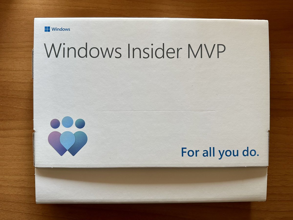 LuigiLCBBruno's tweet photo. Thank you. @windowsinsider 
#Windows #WindowsInsider #WindowsInsiderMVP #WIMVP https://t.co/P0K74zZhaA