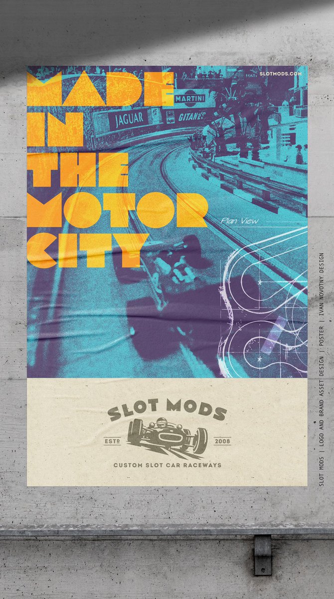 iNovotnyDesign's tweet photo. Slot Mods Poster Design
—
Select brand assets and collateral were designed and prepared in part of a brand identity exploration. Slot Mods’ brand assets include illustration, photography, logo design, and type design – integrating all brand elements across multiple applications. https://t.co/sVaMcTmvDm