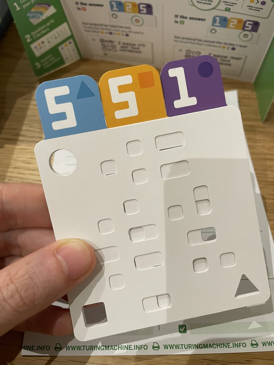 OfficeGameCafe's tweet image. Well, I think it’s this or 155….#TuringMachine @Scorpionmasque