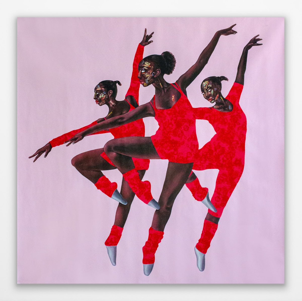 africanscolumn's tweet photo. Emmanuel Taku
Ghanaian
BALLERAFRO, 2022
Acrylic on canvas
199.5 x 199 x 4 cm
Courtesy of @MaruaniMercier / Emmanuel Taku
#GiantHypes #AfricanArtSpotlight #Ballet #Afro #Dance #Deities #Gods #EmmanuelTaku #maruanimercier #Brussels #Accra #Ghana #ContemporaryArt #AfricanArt https://t.co/ceqp7xd64I