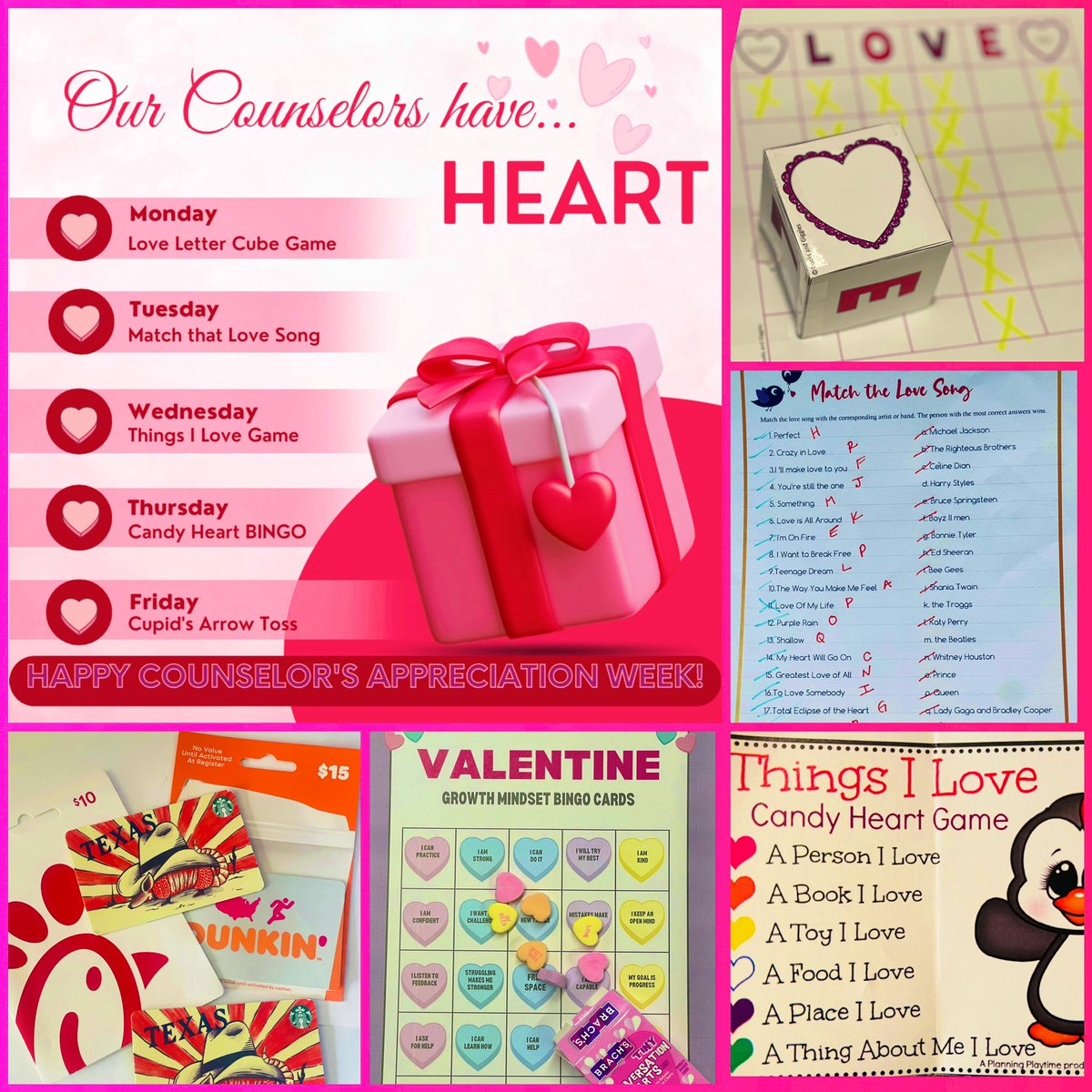 Thank you @NISDLeonValley for making National School Counseling Week special! Loved 🥰 having our own campaign “Our Counselors Have HEART” designed by our supportive administrators @Ruiz07Jessica & @ms_mvela & the rest of the Office Squad! My ❤️ is full! @NISD @NISDCounseling