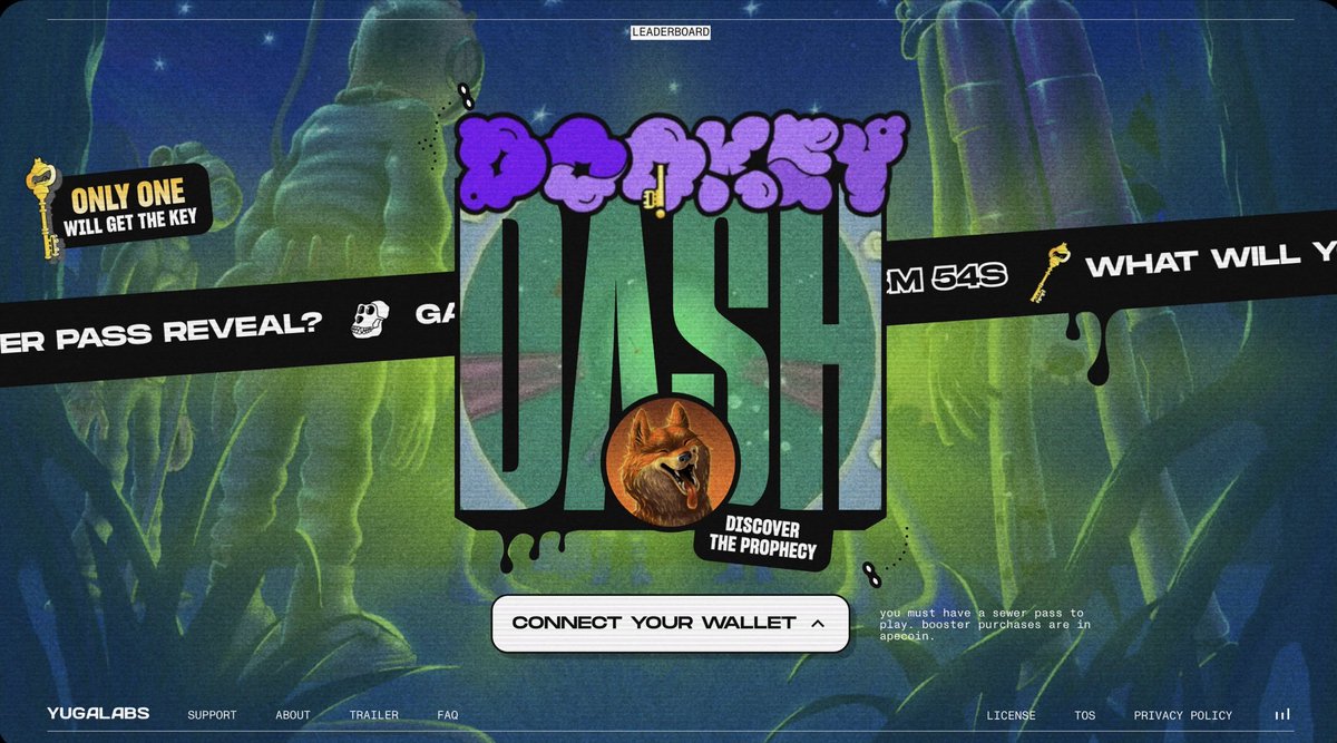 ✅ Dookey Dash (@yugalabs @BoredApeYC ) is a huge success - tens of thousands of players 🕹️ ✅Competition for a huge prize! 💸 ✅Entry fee (game pass) - up to $4k! ❌...BUT now security issues have raised concerns and the results are being manually reviewed 🙃 (1/2)