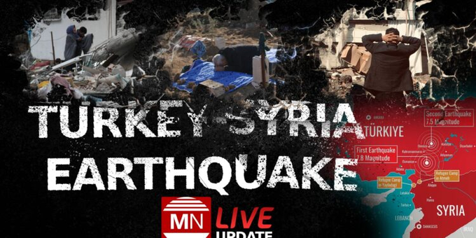 1MedyaNews's tweet photo. 🔴#UPDATE | 4:09 (CET) Rescue efforts for 6 February #earthquake survivors in northwest #Syria have come to an end on Saturday, the @NPA_English reported. 

#syriaearthquake #Afrin #aleppoQuake 

https://t.co/ZphDVsAxQ6 https://t.co/Ga0G08aCNR