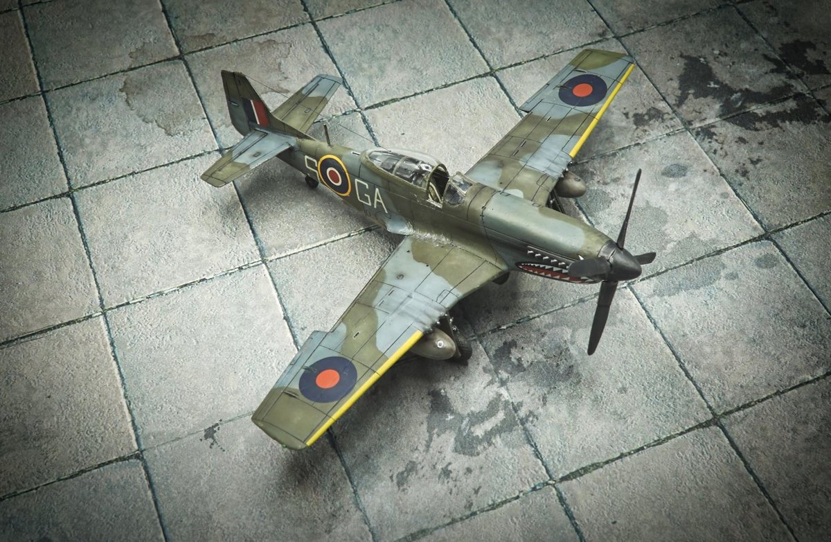 Airfix – Mustang MK.IV North American – Maquette 1/48 à Assembler Et Peindre – 2 Schémas
