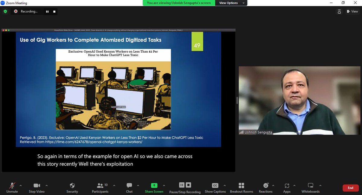 DiverseInAI's tweet image. #AI is built on sometimes (mis)appropriated products, underpaid #GigWork (such as #crowdworkers for development of #LLM #corpora and image labeling/#annotation), or outright stolen content.  #Fairness and #SocialJustice can include #FairWages and #FairTrade.

7/🧵