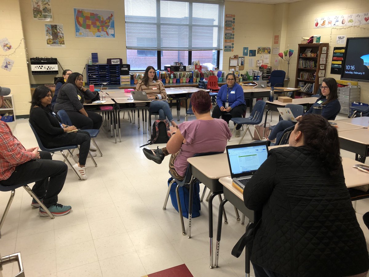So many great conversations around using tech in classrooms, Canvas, and classroom management!! #edcampforsyth #forsythpln