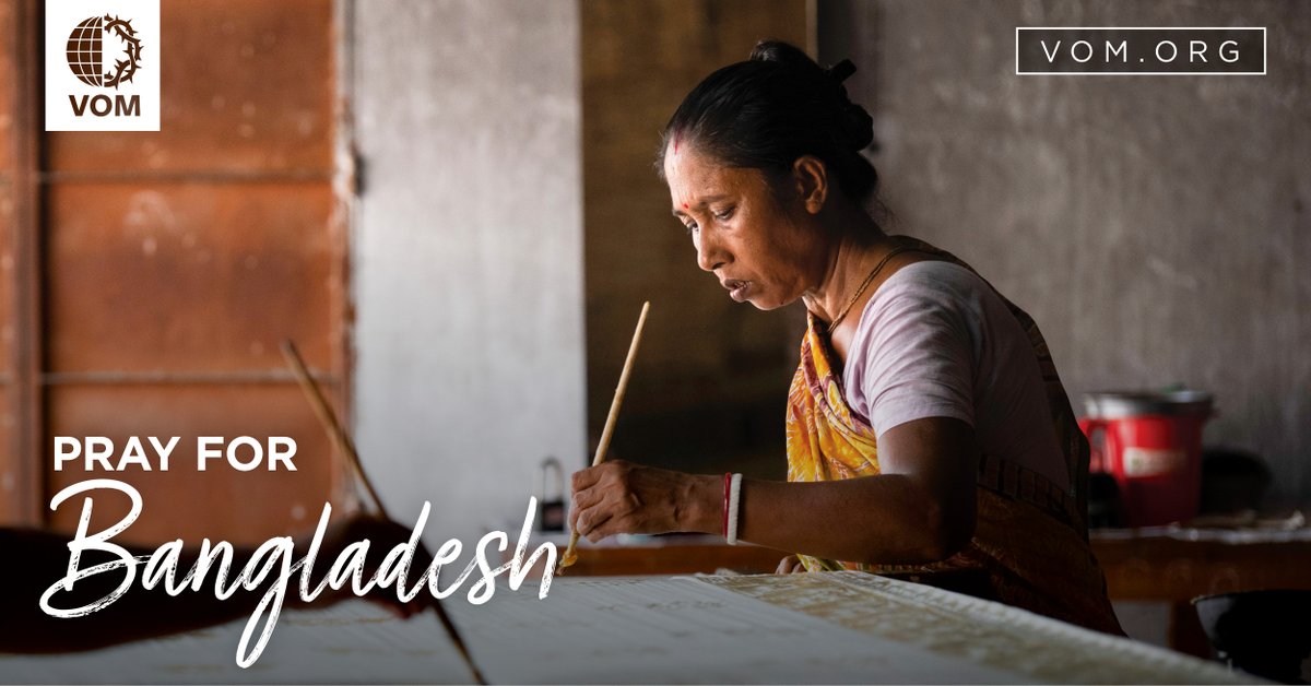 VOM_USA's tweet image. BANGLADESH: Pray that those taking Bibles and resources into rural areas will find passable roads.