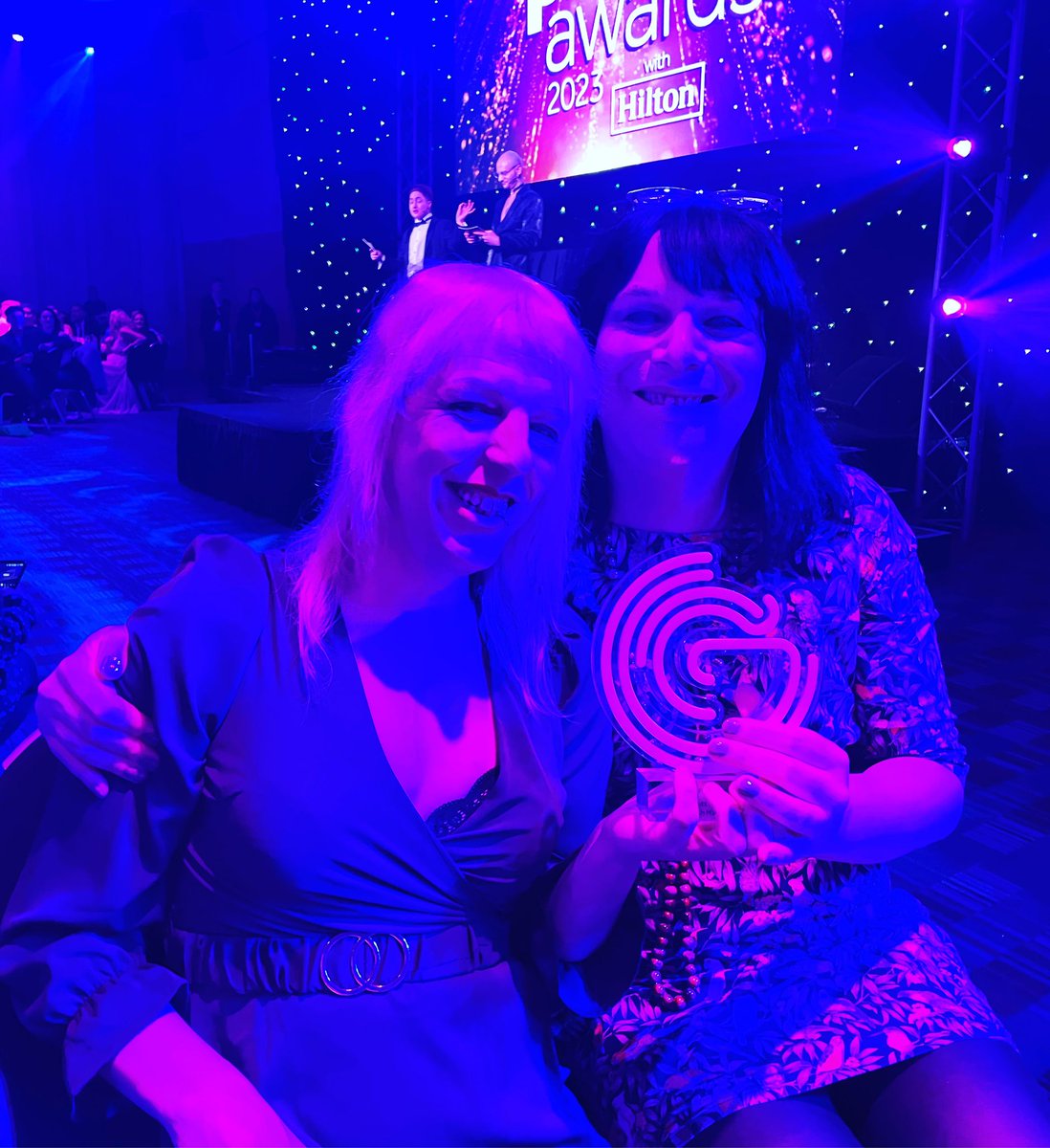 TPrideBrighton's tweet photo. Grassroots Pride of the Year Winners!🏆
Thanks for the award @Gaydio and to everyone that’s been involved with #transpridebrighton over the past decade - this one’s for all of us! ♥️
#transisbeautiful #transjoy #lgbtqia #transpositivity https://t.co/CET1IP5D2a