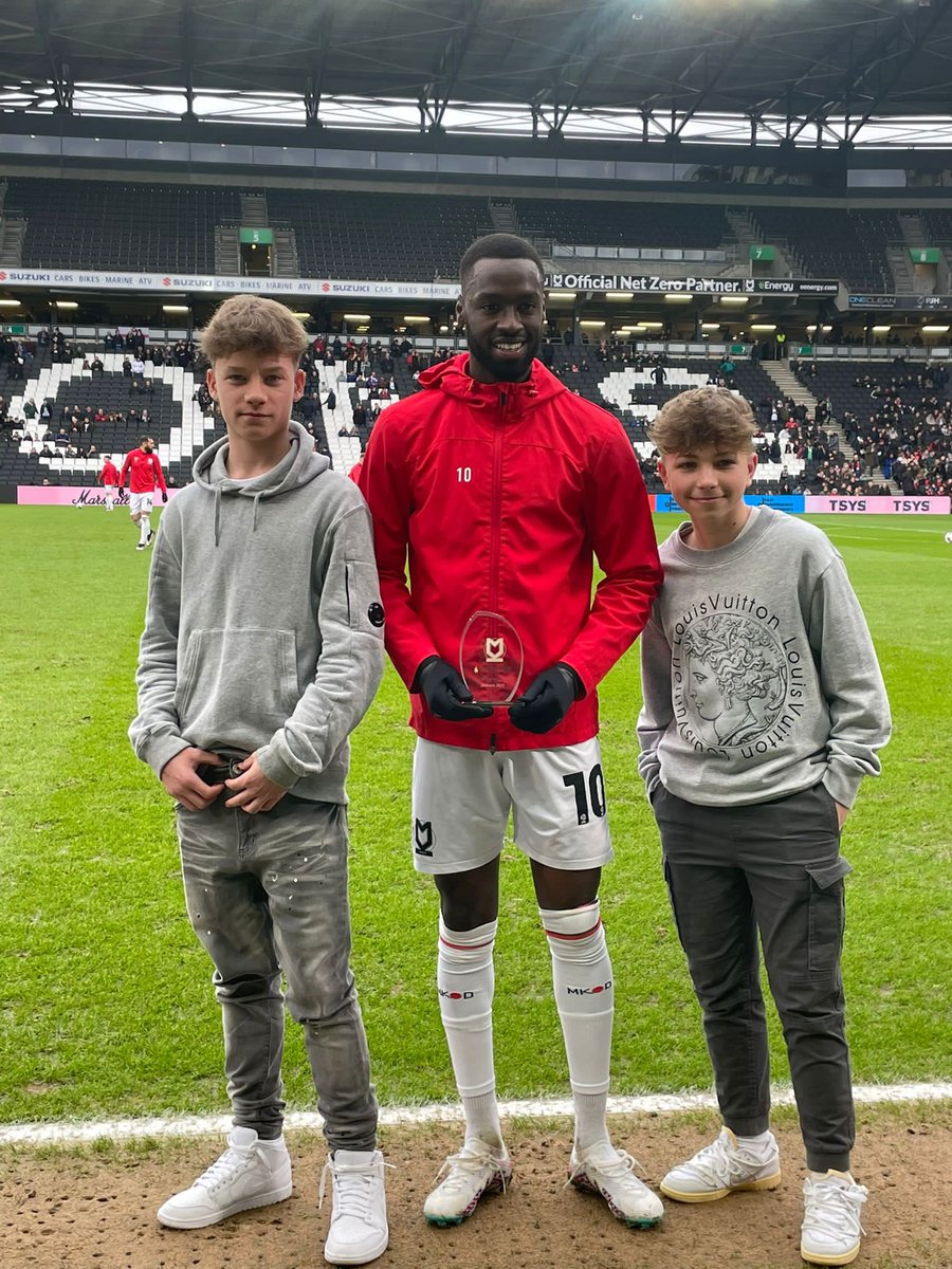 PGSolutionsltd's tweet image. Congratulations to Mo Eisa (@Eisaar7) for winning the January Plumbing & Gas Solutions @MKDonsFC Player of the Month award! 👏
After winning it in November, as well, Mo has continued with good form! ⚽️
#MKDons #SolutionsNotProblems