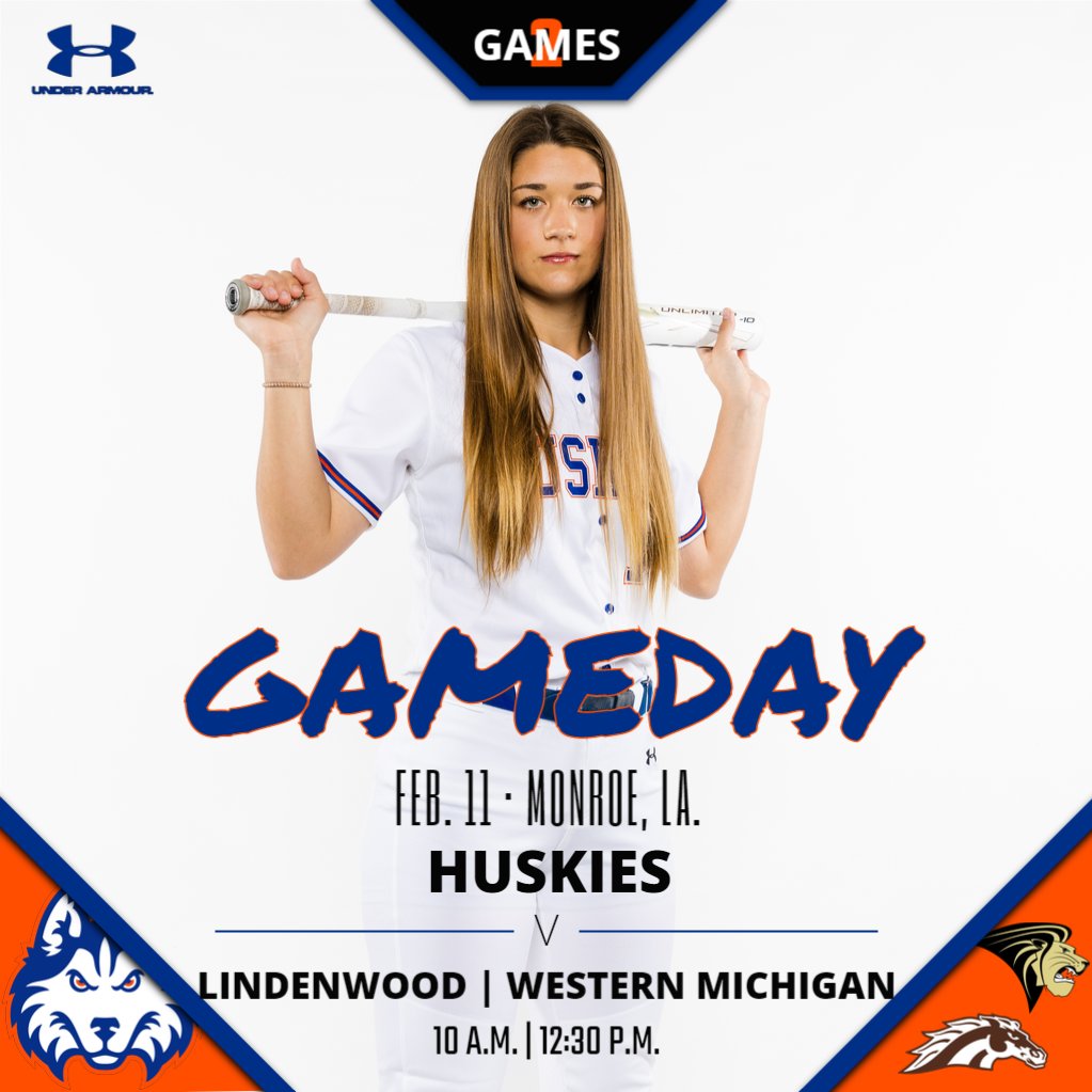 HCUAthletics's tweet photo. It's Gameday! @HCUSoftball is set for 2 today at the ULM Best on the Bayou Classic! First up is a rematch with Lindenwood at 10 a.m. immediately followed by a game vs. Western Michigan. #DawgsUp https://t.co/WnlZhABK6r