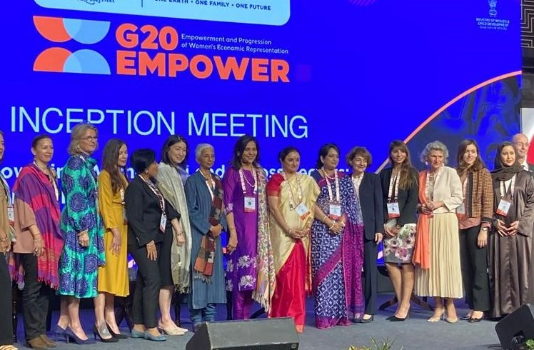 Heartening to see the consensus among #G20Empower group on the vital role that digital platforms will play in skilling at scale & creating new opportunities for women to participate in the workforce. When more women work, economies grow, and societies thrive. @g20org #G20India