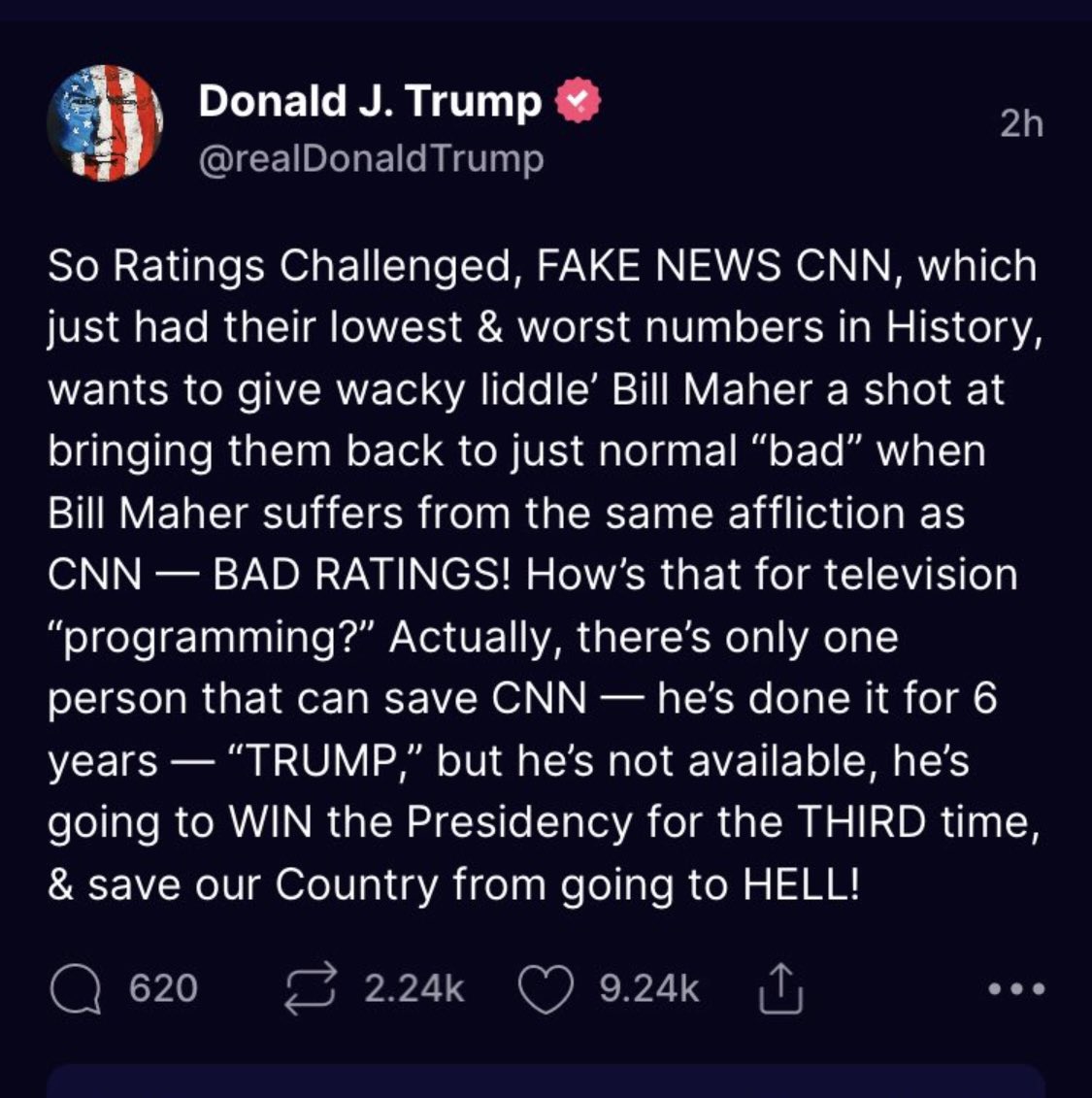 shoesonplease's tweet photo. 22nd Amendment limits the presidency to 2 terms.
You either believe you already won twice or you accept your lost re-election and seek your second term.
Which one is it?
#22ndAmendment #CNNISGarbage https://t.co/YzUZlee61g