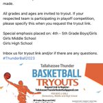 Photo by Tallahassee Thunder Basketball (@TallyThunder)