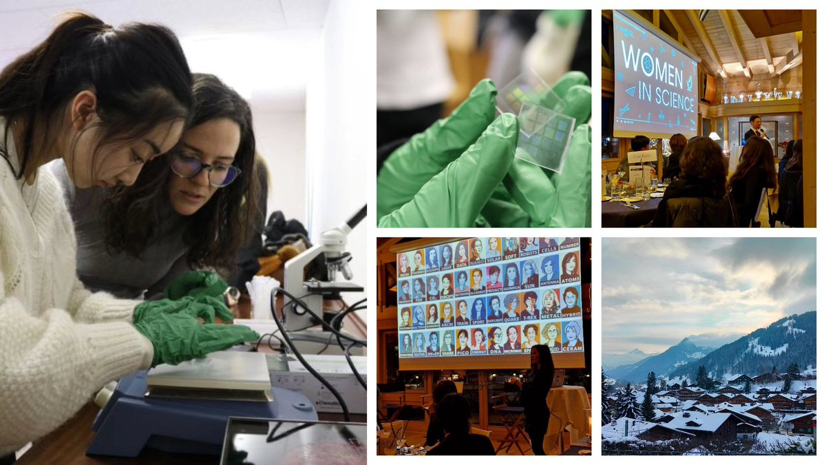 This year, I was invited to the Annual Women in Science day from Le Rosey (Gstaad). I showed examples of nanotech  in our daily lives and how we get inspired from nanophenomena from nature. We even managed to fabricate colorful nanostructures by soft imprinting!
#11F #womaninSTEM