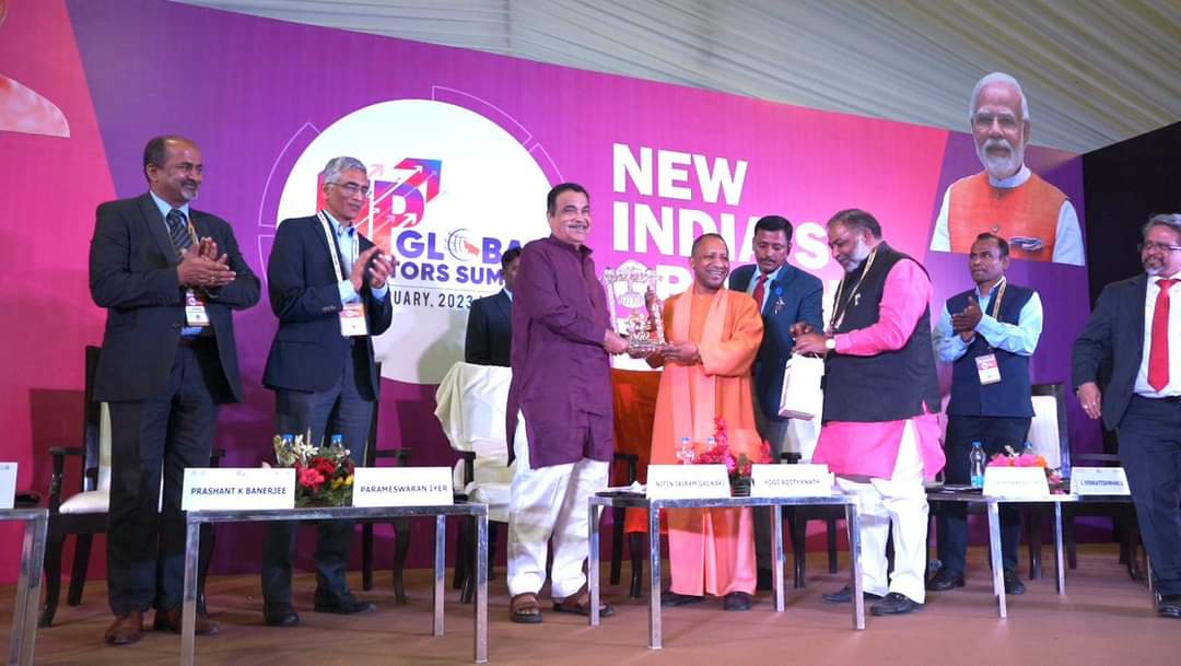 ak___srivastava's tweet photo. New India’s Growth Engine. 
UP is set to transform under leadership of MYogiAdityanath Ji &amp; Narendra Modi ji. 
#GlobalInvestorsSummit
#G20Summit
#upglobal
#UPGlobalInvestorsSummit2023 
@narendramodi 
@nitin_gadkari 
@myogiadityanath https://t.co/Ri2ijeA5lq
