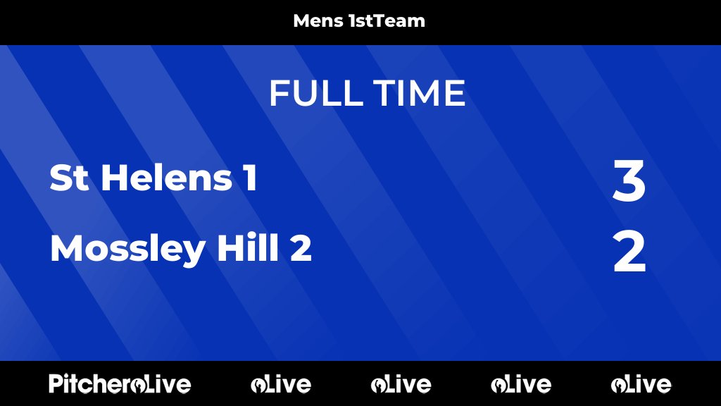FULL TIME: St Helens 1 3 - 2 Mossley Hill 2
#STHMOS #Pitchero
sthelenshockey.com/teams/255242/m…
