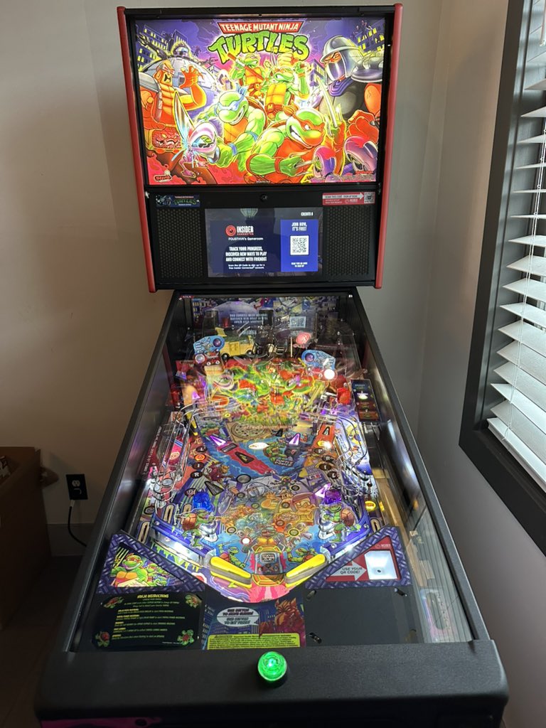 #TMNT #SternPinball moved over from the new location till we are ready to actually move! Come play!