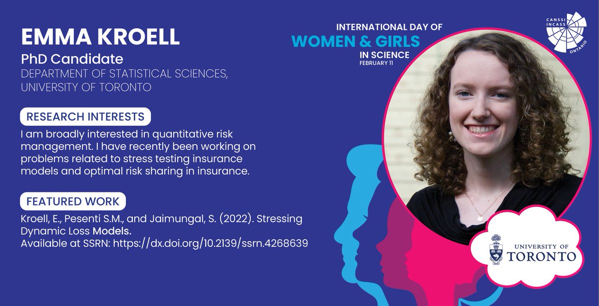 CANSSI Ontario (@canssiontario) on Twitter photo Celebrating #Statistics PhD Students for #WomenInScience in #Ontario: Emma Kroell, <a href="/UofTStatSci/">U of T Statistical Sciences</a>
👤 emmakroell.ca
Featured Work 📚 bit.ly/3YrSUqe
More ℹ️ bit.ly/3xd5eOY
#February11 #WomenInSTEM
<a href="/UofT/">University of Toronto</a> <a href="/researchuoft/">U of T Research</a> <a href="/UofTNews/">U of T News</a> <a href="/UofTArtSci/">U of T Arts & Science</a> <a href="/CANSSIINCASS/">CANSSI - INCASS</a> Celebrating #Statistics PhD Students for #WomenInScience in #Ontario: Emma Kroell, <a href="/UofTStatSci/">U of T Statistical Sciences</a>
👤 emmakroell.ca
Featured Work 📚 bit.ly/3YrSUqe
More ℹ️ bit.ly/3xd5eOY
#February11 #WomenInSTEM
<a href="/UofT/">University of Toronto</a> <a href="/researchuoft/">U of T Research</a> <a href="/UofTNews/">U of T News</a> <a href="/UofTArtSci/">U of T Arts & Science</a> <a href="/CANSSIINCASS/">CANSSI - INCASS</a>