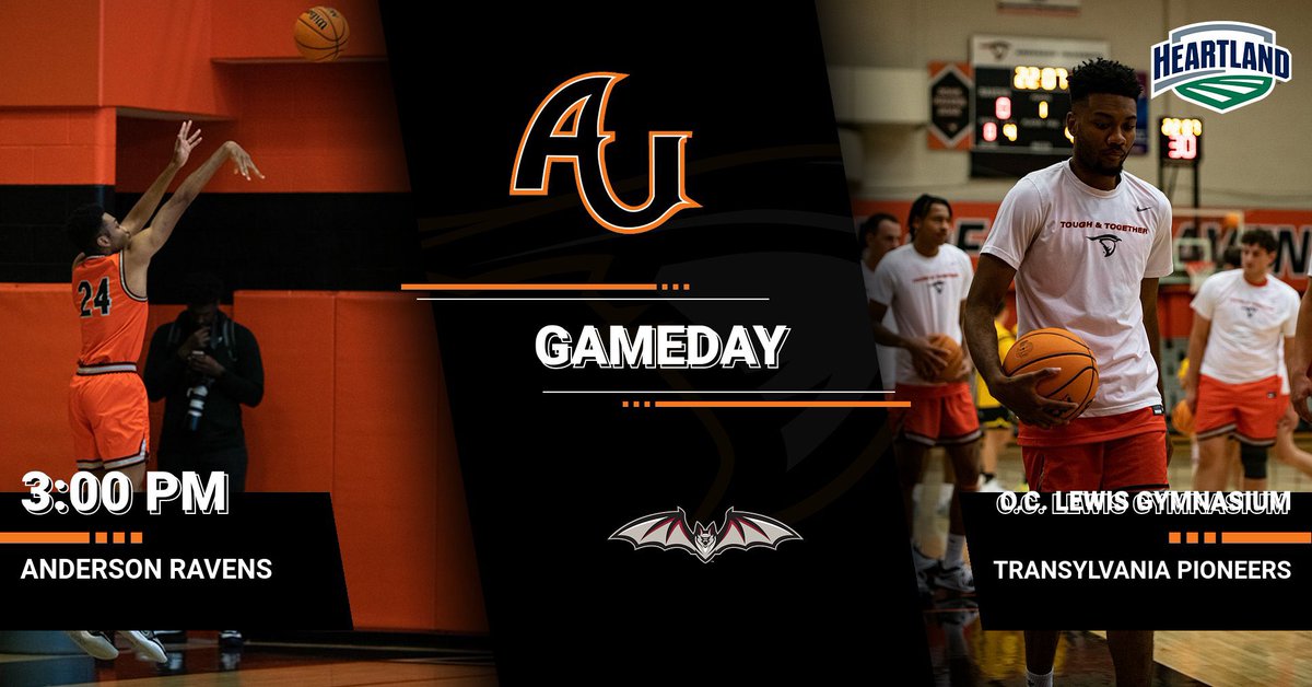 AURavensMBB's tweet photo. GAMEDAY ‼️ Come out to O.C. Lewis Gymnasium to watch us take on Transylvania University!

🆚: Transylvania University
⏰: 3:00 PM
📍: O.C. Lewis Gymnasium https://t.co/nrSq3ihvq8