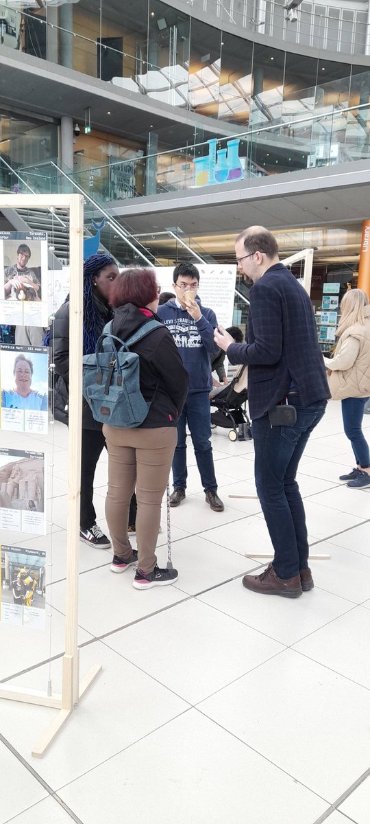 's tweet image. It looks like the group's first activity is going down a treat @NorwichSciFest. Our @EmmaBeansworth's What is a scientist exhibition &amp;amp; all of the volunteers seem to be inspiring the next generation of scientists by showing anyone could be a scientist if you have a passion for it