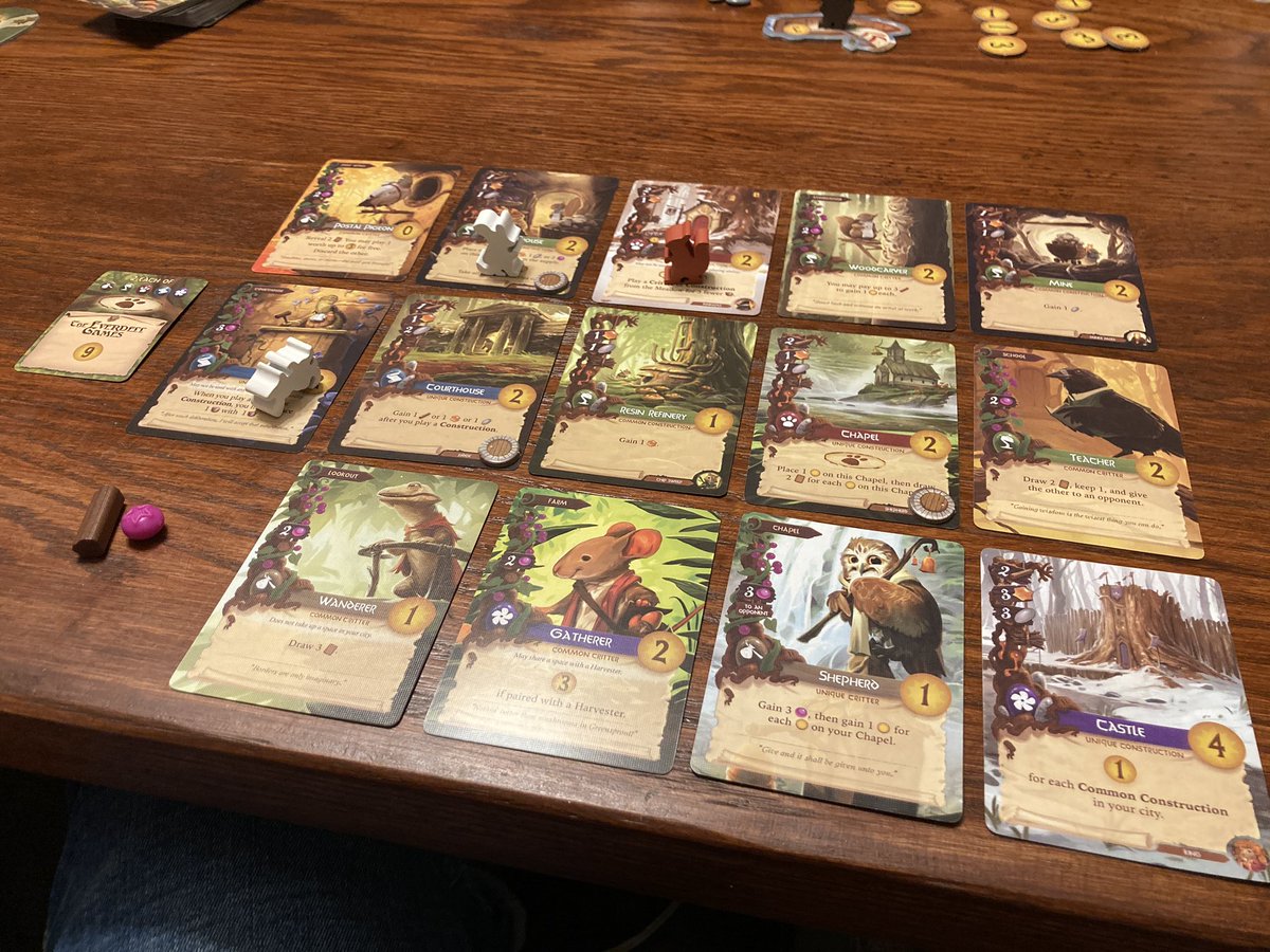 I reeeeally liked Everdell.

To no one’s surprise, I lost.