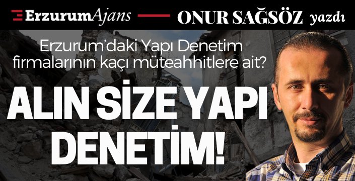 📌 Erzurum'daki 19 Yapı Denetim firmasının 14'ü müteahhitlere ait! #Erzurum #deprem @ErzurumValilik
<a href="/erzurumbld/">Erzurum Büyükşehir Belediyesi</a> 

erzurumajans.com/alin-size-yapi…