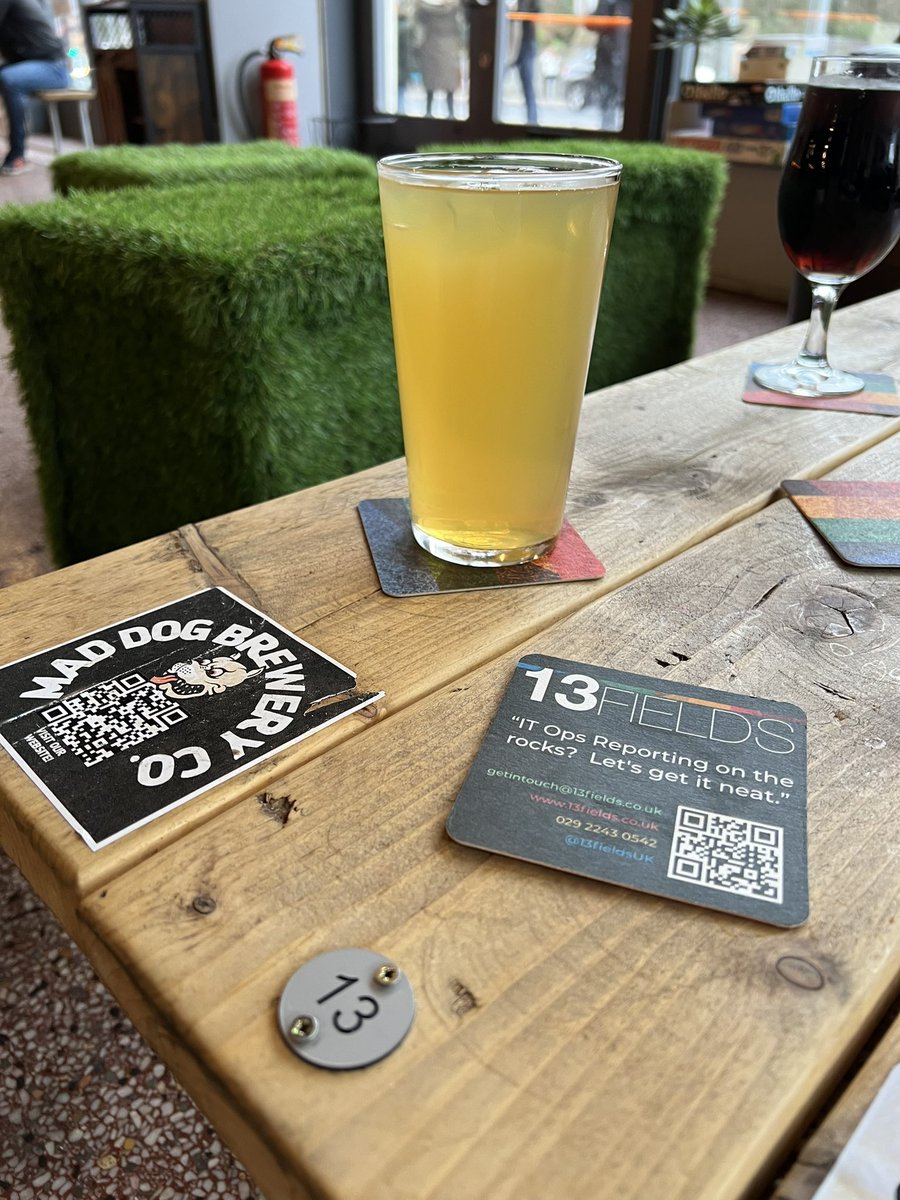It’s almost kick off time. Be sure to have your badge and lanyard if your coming to the 13Fields sponsored <a href="/BSidesCymru/">BSides Cymru</a> bar. The rugby will be on and drinks will be flowing over at Mad Dog bar.
