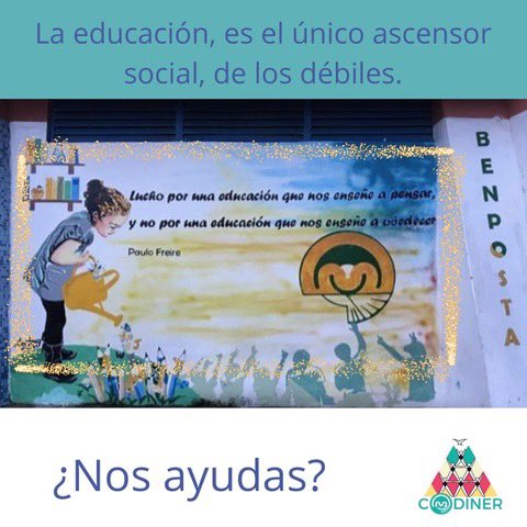 En #Codiner queremos dar la oportunidad a los más jóvenes de elegir un mejor presente y futuro.

codinerongd.wixsite.com/home